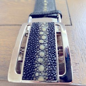 STINGRAY SKIN BELT